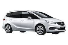 Car Hire Kent - Vauxhall Zafira 7-Seater - Minibus hire Kent